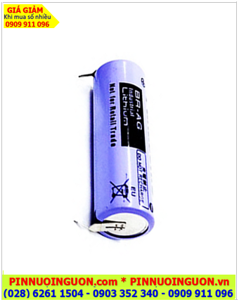 Panasonic BR-AG (chân thép 2 chấu hàn); Pin nuôi nguồn Panasonic BR-AG lithium 3v 2200mAh chính hãng /Xuất xứ NHẬT